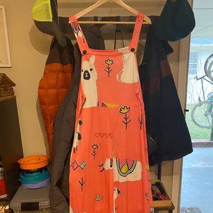 Hot Pink Llama Jumpsuit